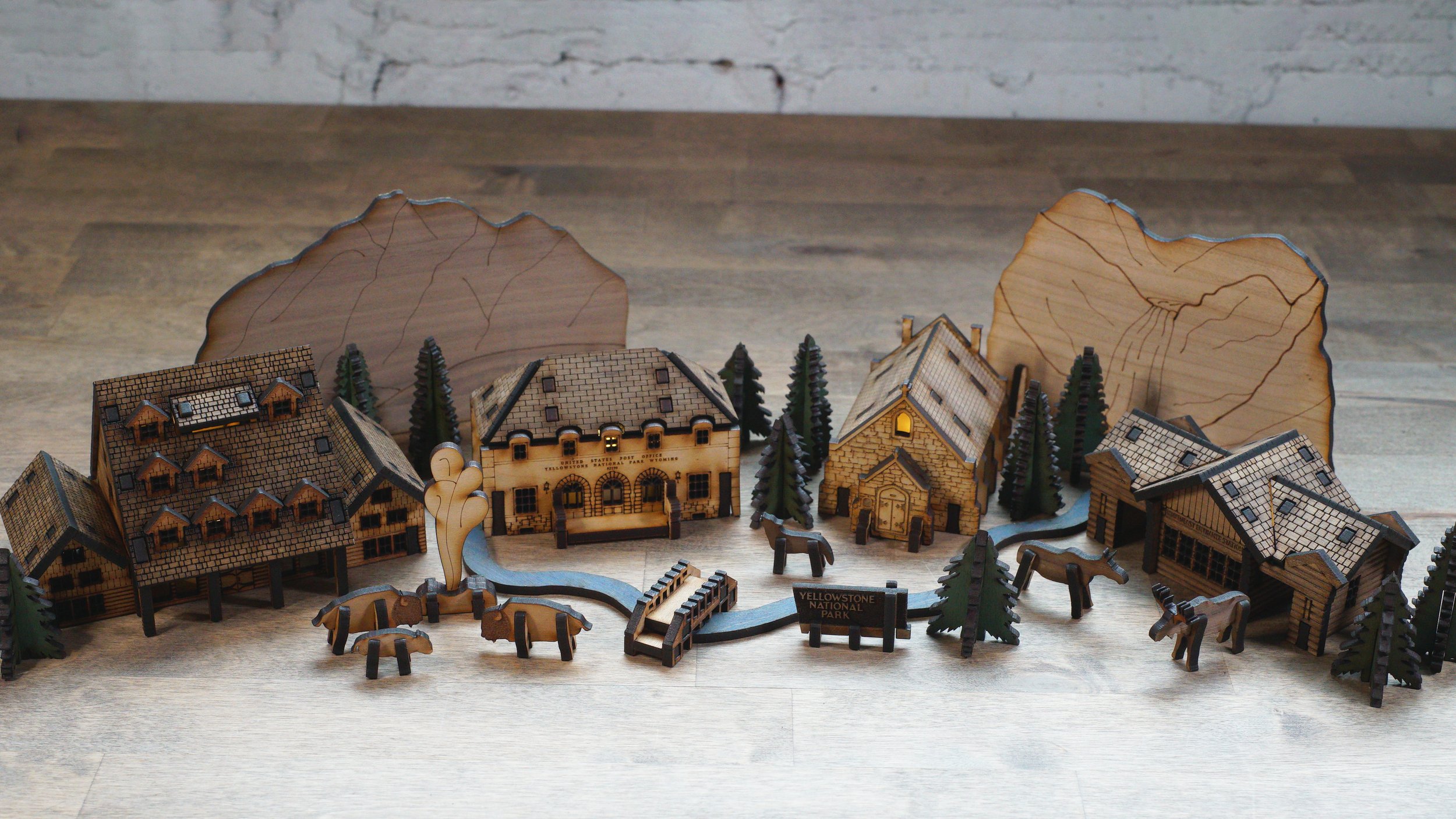 Yellowstone National Park Winter Village